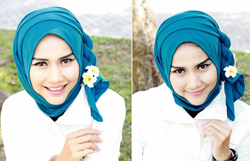 Model Hijab Acara Pesta Santai