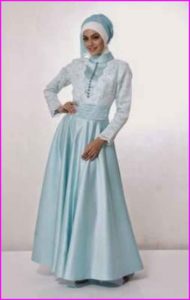 Baju Muslim Pesta Model Brokat 1