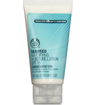 14. The Body Shop Seaweed Mattifying Moisture Lotion SPF 15